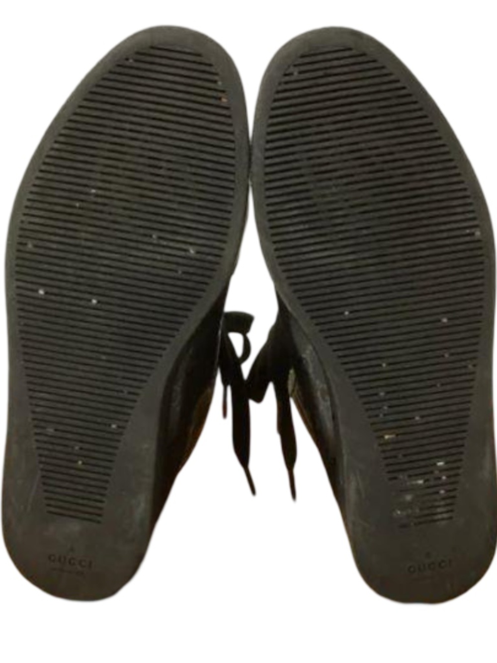 Gucci Authenticated Men's 224778 Black Sneakers Size 6.5 G - Picture 6 of 8